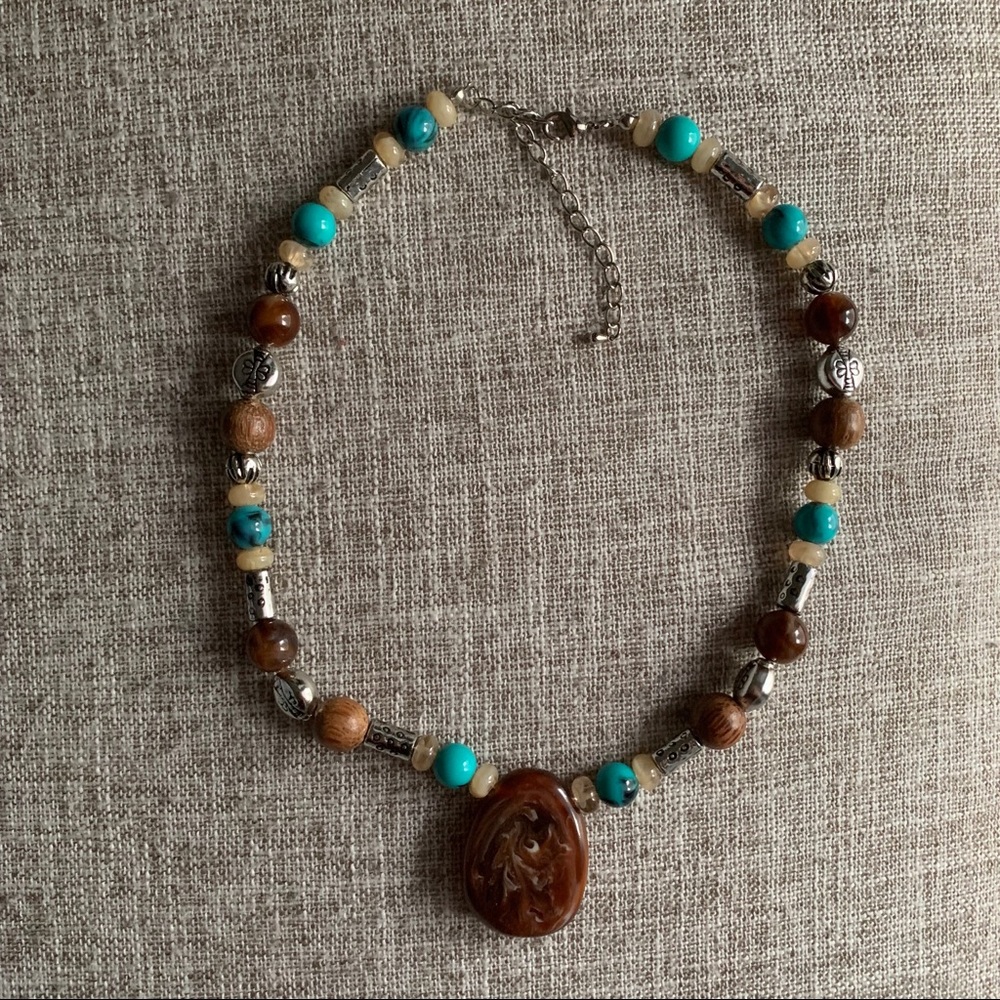 Turquoise Beaded Necklace